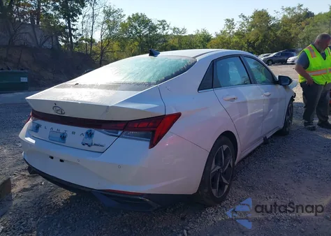 2021 Hyundai Elantra Limited from USA, damaged, VIN 5NPLP4AG8MH008321